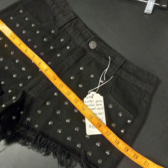 Killstar studded shorts! Like new, SMedium! - Picture 8 of 8